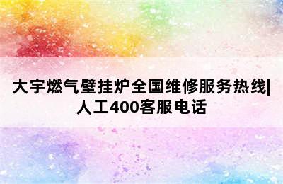 大宇燃气壁挂炉全国维修服务热线|人工400客服电话